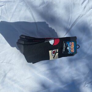 Naruto 5 pack socks- one size